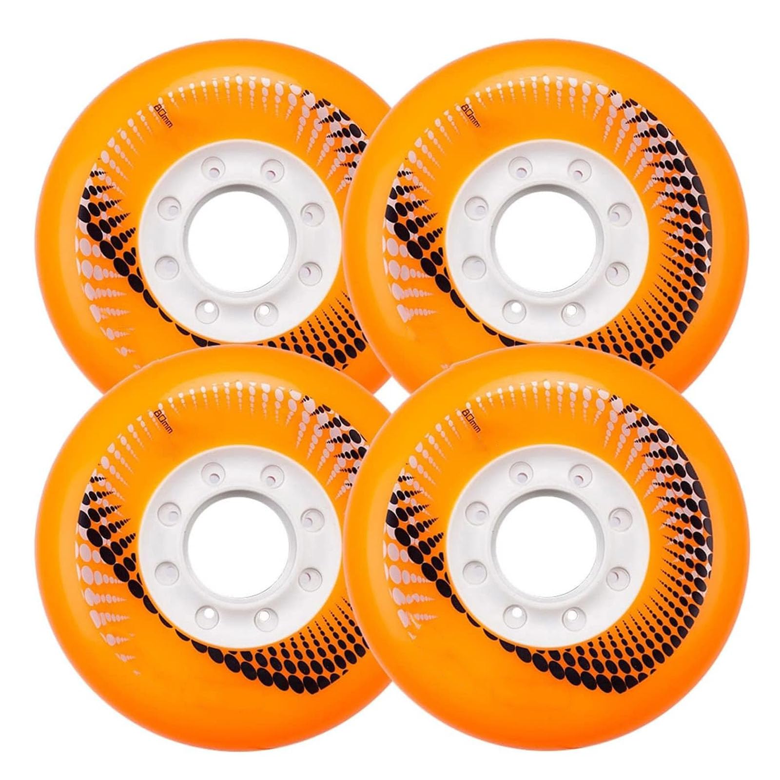 Amazon.co.jp: 4本のインラインスケートホイール、84A高弾性耐摩耗性